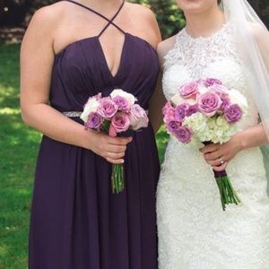 Purple Bridesmaid/Prom Dress